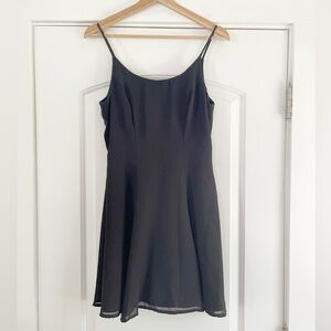 Vintage Rampage Satin Little Black Dress - 5